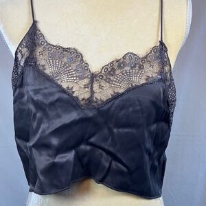 Free People Grey Cami Tank Top Sz M